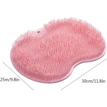 Voet- en rugscrubber voor onder de douche - Roze - Antislip - Massage - Exfoliatie