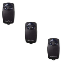 Set van 3 mooie FLO2R-S afstandsbedieningen voor poorten, garages en garagedeuren.