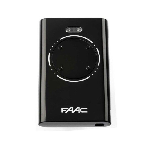 Remote Control - FAAC - XT4 SLH LR - 4 Channels - 868 MHz - Black 1