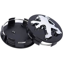 Wheel Hub Caps for Peugeot 108 208 2008 308 3008 408 4008 508 5008 I II III iON Rifter Partner RCZ Wheel Covers, 4 Pieces