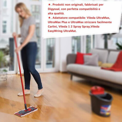 4 τεμάχια ανταλλακτικό πανί καθαρισμού μικροϊνών για Vileda UltraMax, UltraMax Plus και Easy W 1