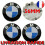 4x Κεντρικά καλύμματα τροχών για BMW 56mm Μπλε και Λευκό Νέο FR 2
