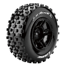 Louise RC Sc-Rock 1:10 RR Soft Slash Rr, Slash 4*4 F/R Black L-T3229SBTR