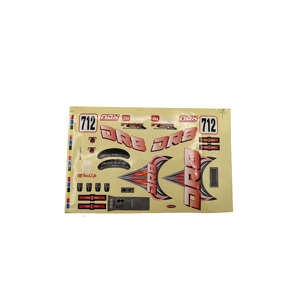 Ftx Dr8 Decal - Ftx9581r Red 5056135727201