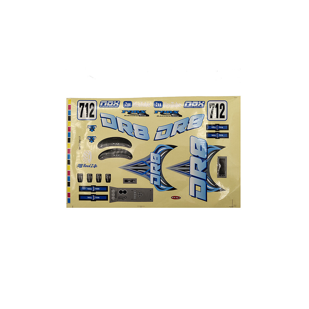 Ftx Dr8 Decal - Ftx9581b Blue 5056135727195