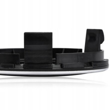 juxinchang - 4x 75MM CE AMG Μαύρο με Γνήσιο Λογότυπο Κεντρικά Καπάκια Τροχού με Έμβλημα Τ