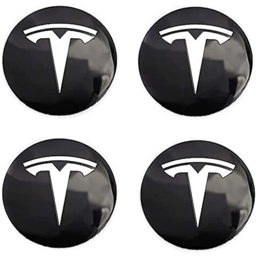 Κεντρικά καλύμματα τροχών 4 τεμαχίων για Tesla 56mm, κεντρικά καλύμματα τροχών, δι
