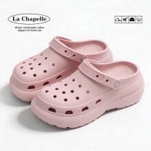 (white, 37-38) Puff Clogs Women Summer Thick Platform Cloud Slides Couple Beach Outdoor Comfort Sandals