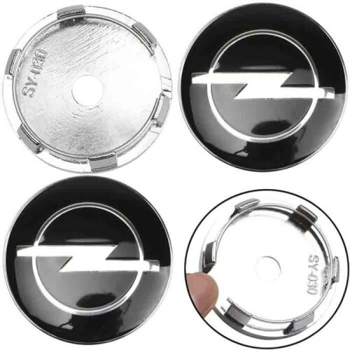 Καλύμματα πλήμνης τροχού 4 τεμαχίων, για Opel 60mm καλύμματα πλήμνης τροχού αυτοκι 1