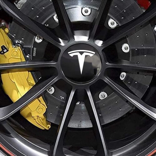 Κεντρικά καλύμματα τροχών 4 τεμαχίων για Tesla 56mm, κεντρικά καλύμματα τροχών, δι 2