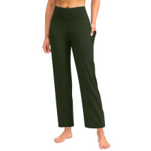 Women's yoga pants, wide-leg pants, -Army Green XXXL