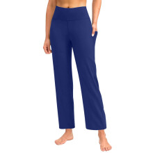 Women's yoga pants, wide-leg pants, comfortable,-Blue M