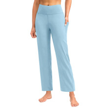 Women's yoga pants, wide-leg pants, comfortable,-Sky Blue XXL