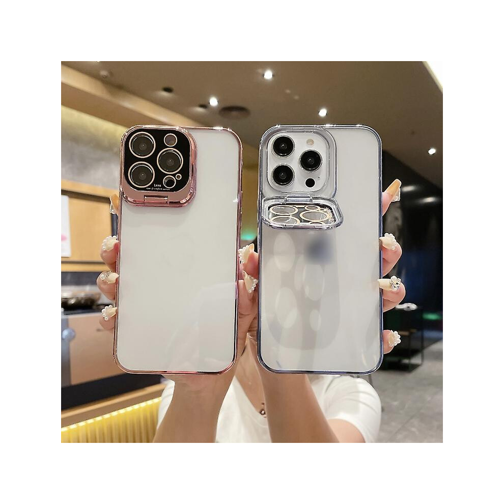 Compatible Iphone 14 Pro Electroplated Lens Protectoin Holder Tpu Phone Case:sierra Blue 4906754171606