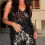 Sparkly Sequins Vest Sheer Mesh Beaded Spaghetti-black gold M 5