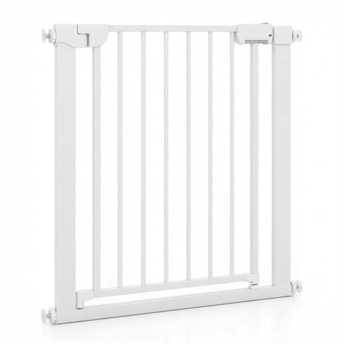 Puerta para bebés ajustable, sin taladros, 75-82 cm, cierre automático