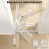 Puerta para bebés ajustable, sin taladros, 75-82 cm, cierre automático 3