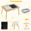 Sensorisches Kindertisch-Set mit 2 Hockern und doppelseitiger Tischplatte 1