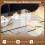 Mesa de centro rectangular de cristal templado, 120 x 60 cm 3