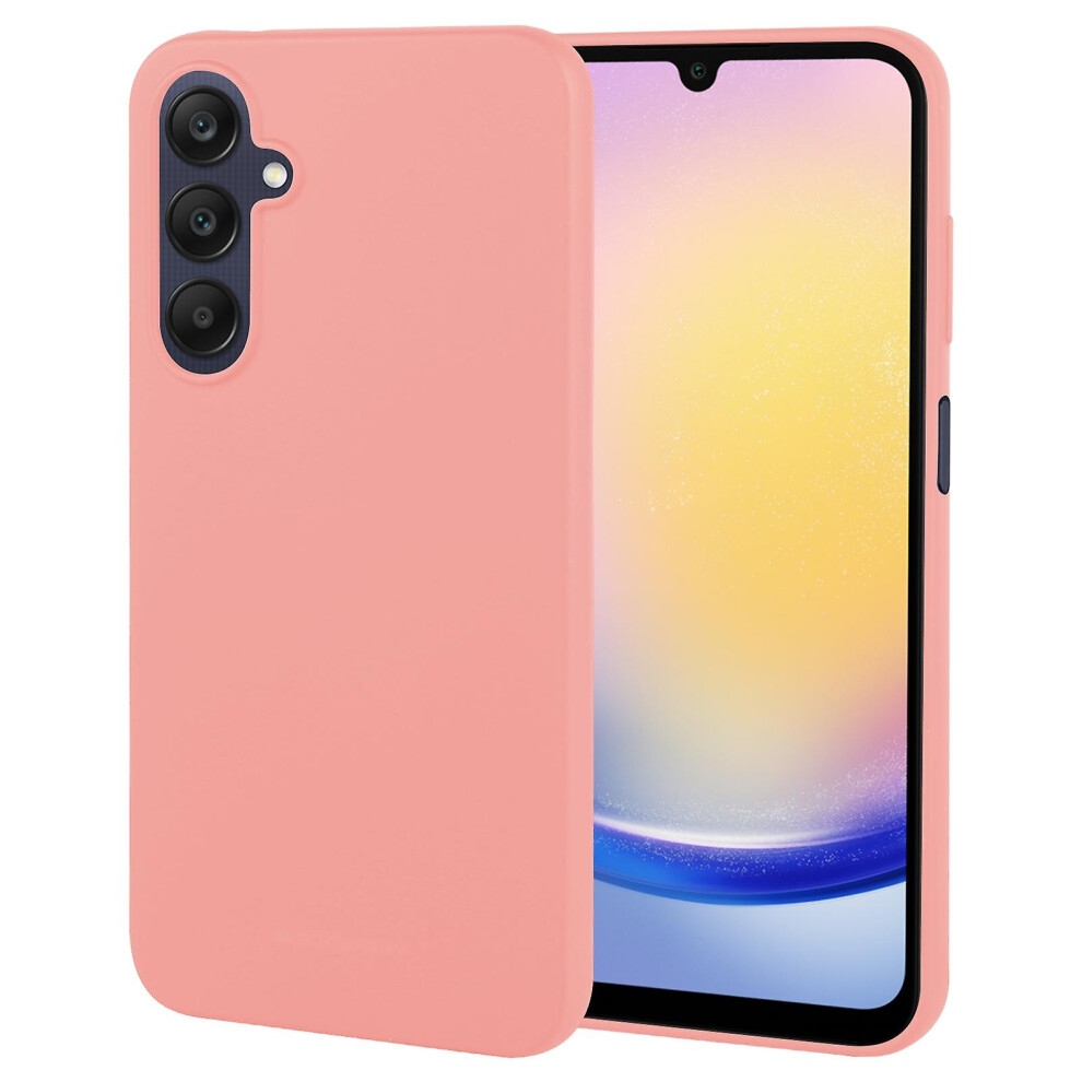 Compatible Samsung Galaxy A25 Goospery Soft Feeling Liquid Tpu Soft Phone Case: Pink 4327262186362