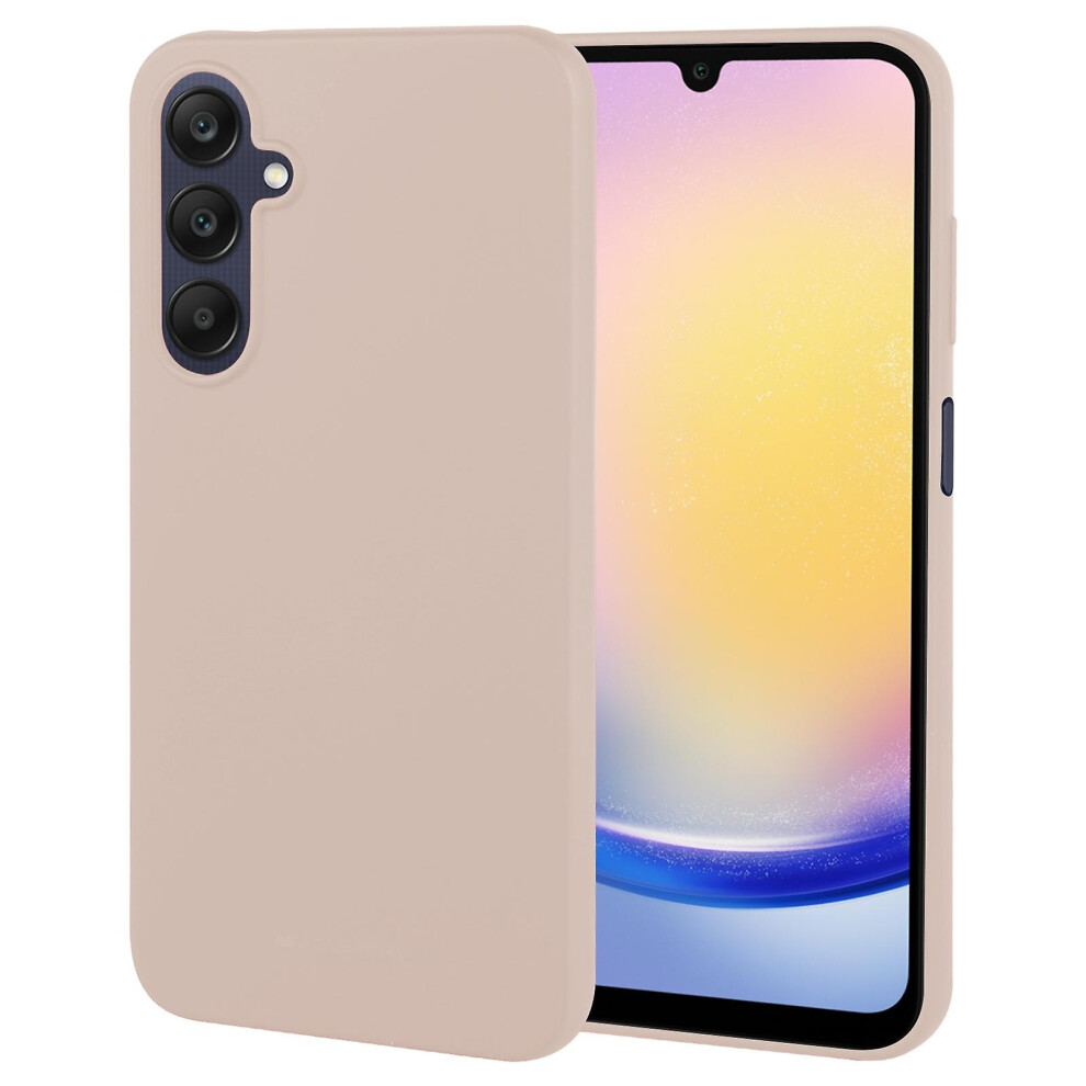 Compatible Samsung Galaxy A25 Goospery Soft Feeling Liquid Tpu Soft Phone Case:apricot 4327262186324