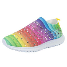 Dámske tenisky s kamienkami, ležérne priedušné, s kamienkami: 36-farebné