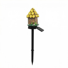 Solar Resin House Garden Light - Outdoor Waterproof LED Pathway Decoration Lamp