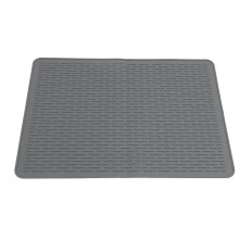 Cache-plaque de cuisson en silicone 28x20 pouces, gris foncé, 3 mm