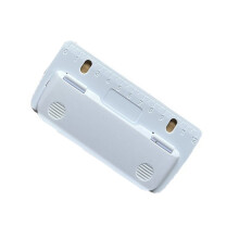 Manual 6mm 2 Hole Puncher, 3 Sheets Capacity Handheld-White