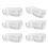 6PCS Wall Mounted Glasses Storage Case Easy Installation-Clear 1