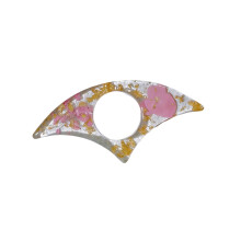 Dried Flower Resin Book Weight Thumb Finger Page-pink hydrangea