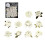 Decorative Sticker for Journaling Art Crafts-Under peonies 1
