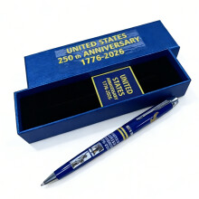 Retro gelpen 250e verjaardag herdenkingspen-Vrijheidsbeeld Bl