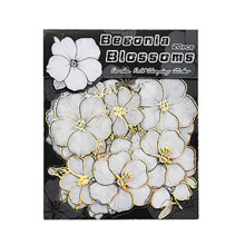 Stickerboekjes Artistieke Decoratieve Sticker-Qiu Ya Begonia
