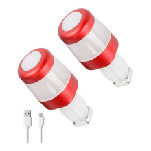 Rechargeable Cycling Safety Light Quick Installation-red white