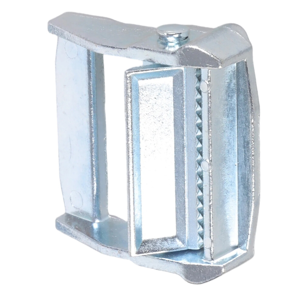 Zinc Alloy Rope Tightener Clasp Tie Down Buckle-White 50Mm 7627001448940