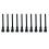 10Pcs 25mm PC Case Fan Silicone Mounts Rubber Rivet-Black A 1
