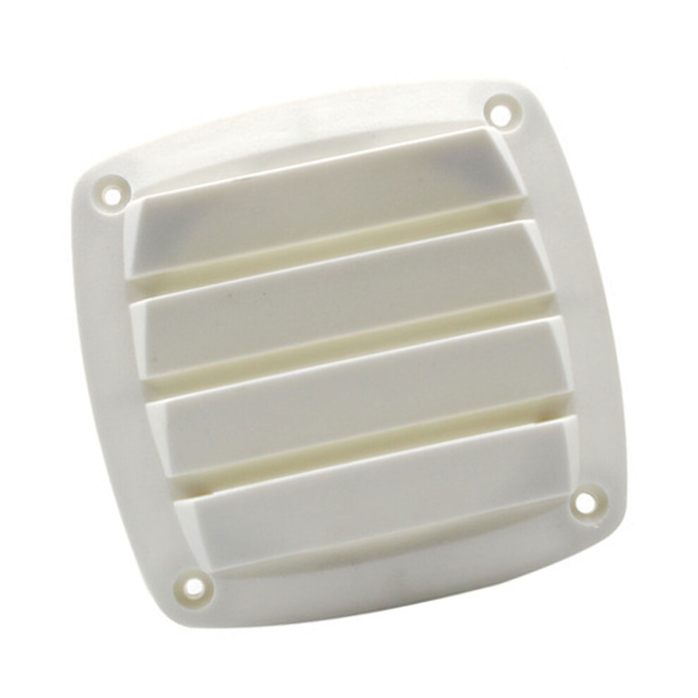 Marine Cabin Ventilation Louver Panel Abs Plastic-13X13cm White 7627001447691