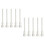 10Pcs PC Case Fan Computer Cooling Fan Mount Screws CPU-White A 1