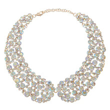 Collier élégant en strass avec fermoir réglable pour femmes,-ABZ