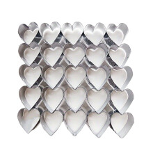 Stainless Steel Cookie Cutter Flower Heart Shape-heart shape