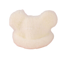 Knitted Hat For 10cm Cotton Doll Stretchy Comfortable-White