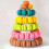 6 Layer Macaron Display Stand Accommodating-6 layer round MDS 1 2