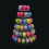 6 Layer Macaron Display Stand Accommodating-6 layer round MDS 1 7