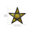 Sturdy Iron Hanging Candle Holders Star Shape Unique-Green 4