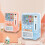 Plastic Mini Vending Machine With Removable Drinks For Doll 7