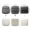 Marine Cabin Ventilation Louver Panel ABS Plastic-13x13cm White 4