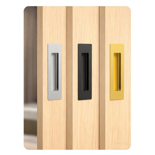 Stainless Steel Sliding Door Handle Concealed Cabinet pull-Gold 2