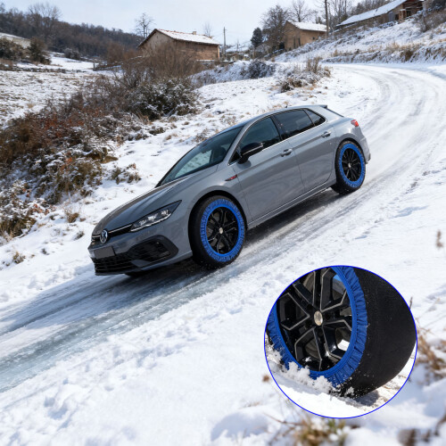 2Pcs Car Snow Sock Traction Socks with Simple Application for-M 2