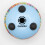 Small Hapi Drum - Psychedelic Design - 13x9cm 3
